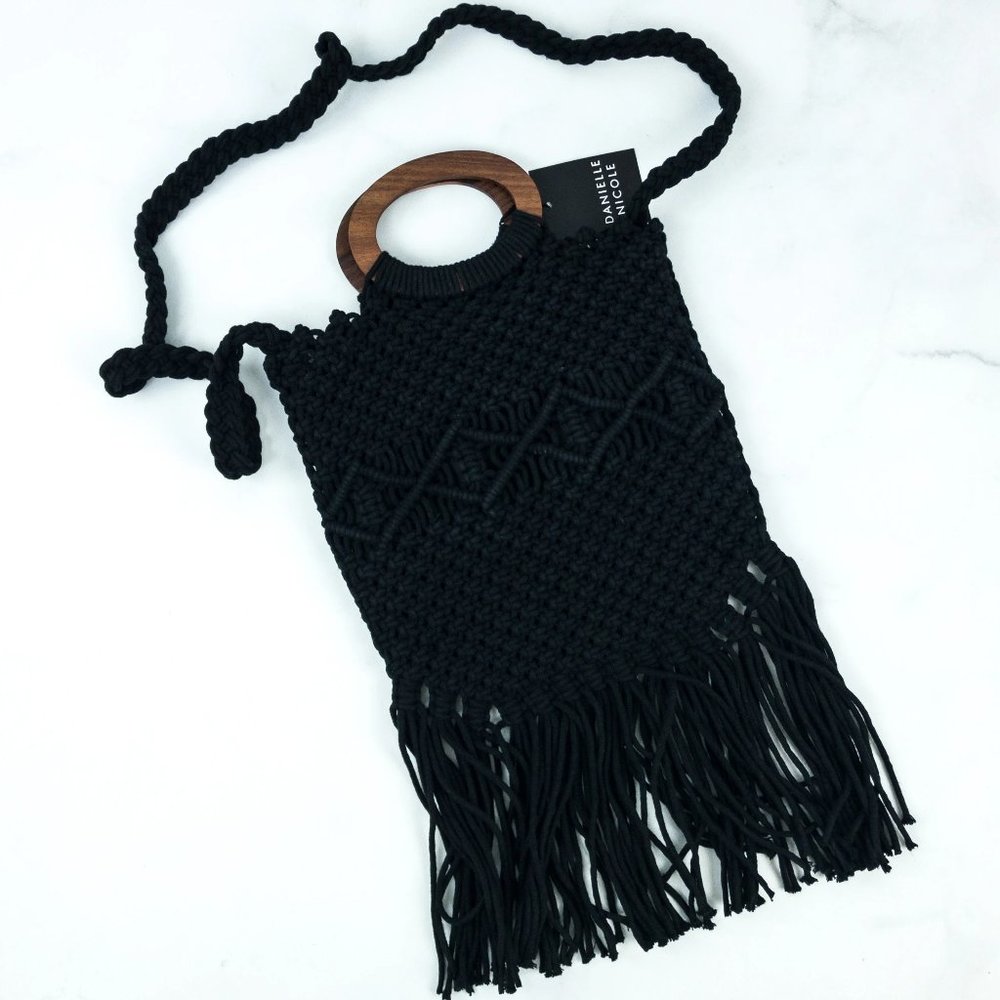Danielle Nicole Macrame Handbag
